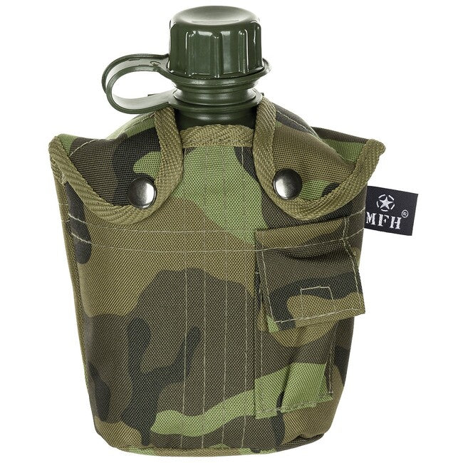 MFH Poľná fľaša 1L, bez BPA, M 95 CZ camo