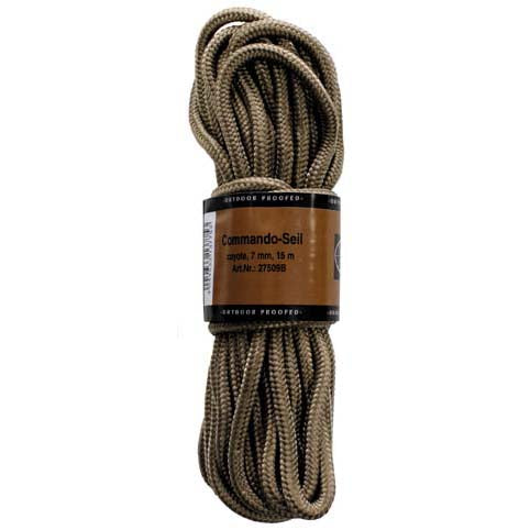 MFH Polypropylene Rope 15m 7mm Coyote