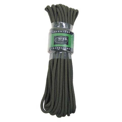 MFH Polypropylene Rope 15m 7mm Olive