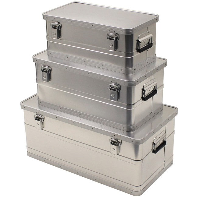 MFH Transport Aluminum Boxes Set 3pcs