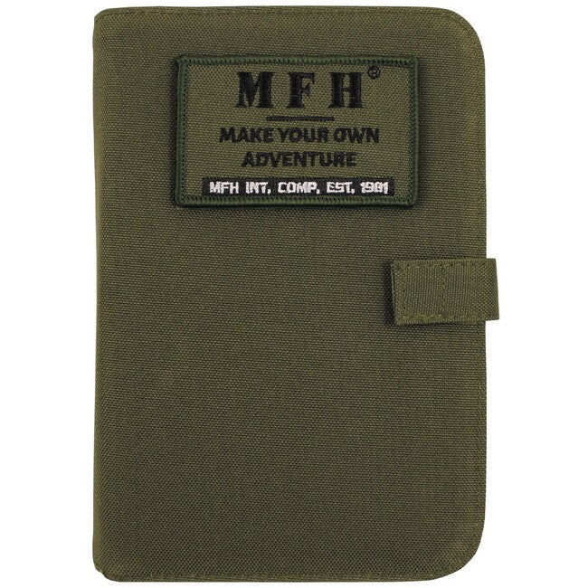 MFH Notebook Pouch A6, OD Green