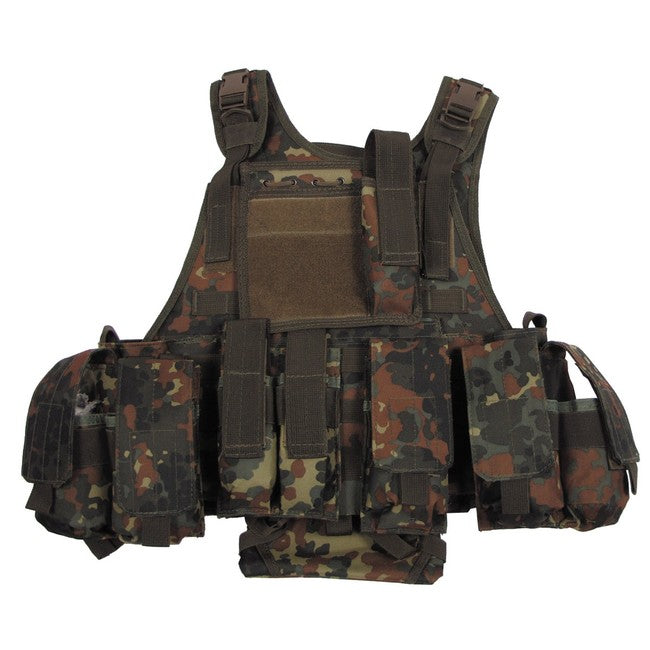 MFH Ranger Modular Tactical Vest, Flecktarn