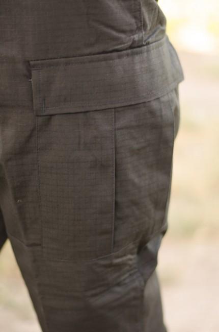 MFH BDU Rip-Stop Men's Pants, Black