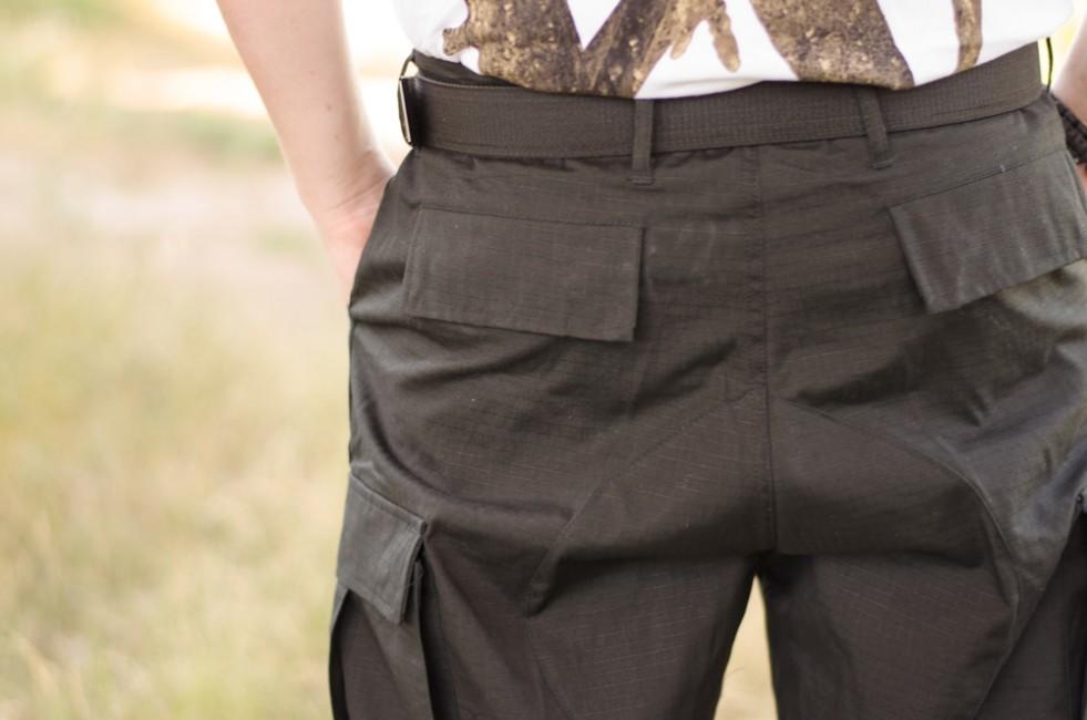 MFH BDU Rip-Stop Men's Pants, Black