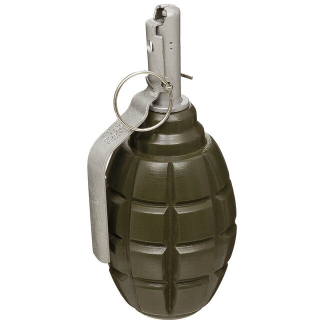 MFH Hand Grenade F 1, OD Green, Wood, Decoration