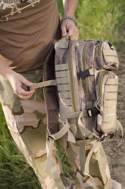 MFH US Assault Backpack HDT Camo 30L