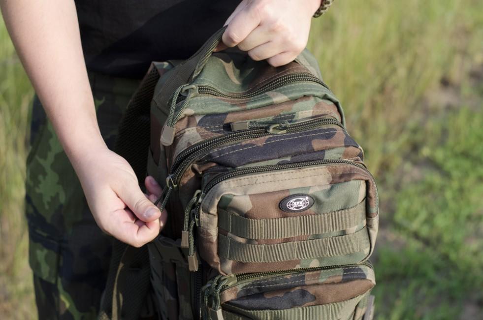 MFH US Assault Backpack Woodland 30L