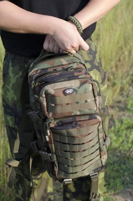 MFH US Assault Backpack Woodland 30L