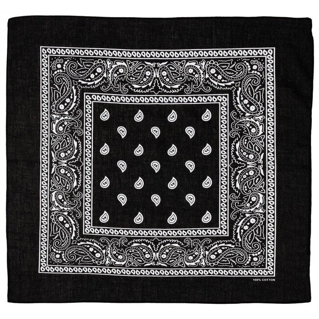 MFH Shemagh 55 x 55 cm, Black-White, Cotton