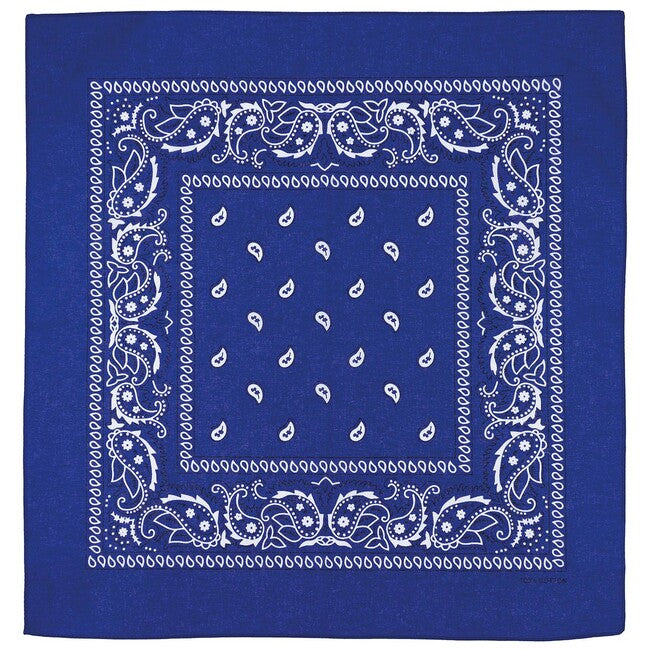 MFH Shemagh, Royal Blue-White, approx. 55 x 55 cm, Cotton
