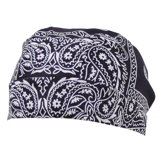 MFH Head Scarf, Olive-Navy Blue