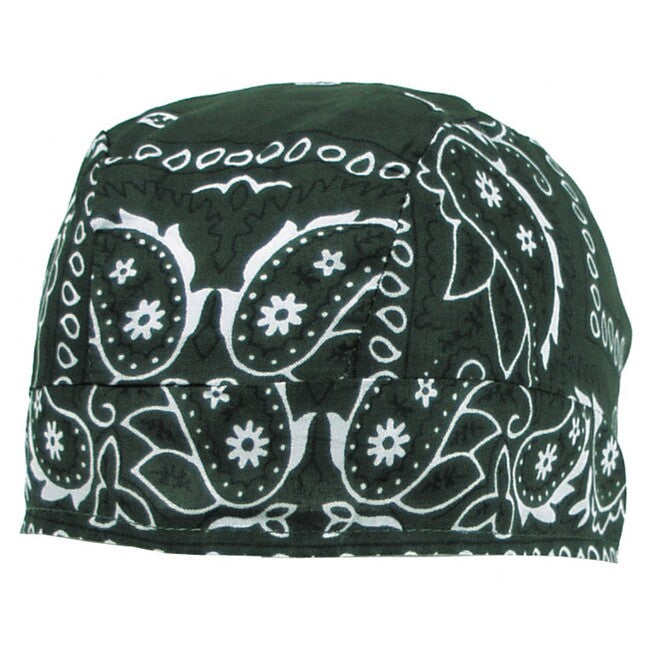 MFH Head Scarf, Paisley-OD Green