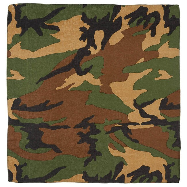 MFH Bandana, Woodland, 55 x 55 cm, Cotton