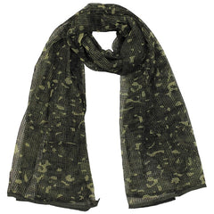 MFH Mesh Scarf, BW Camo, approx. 190 x 90 cm