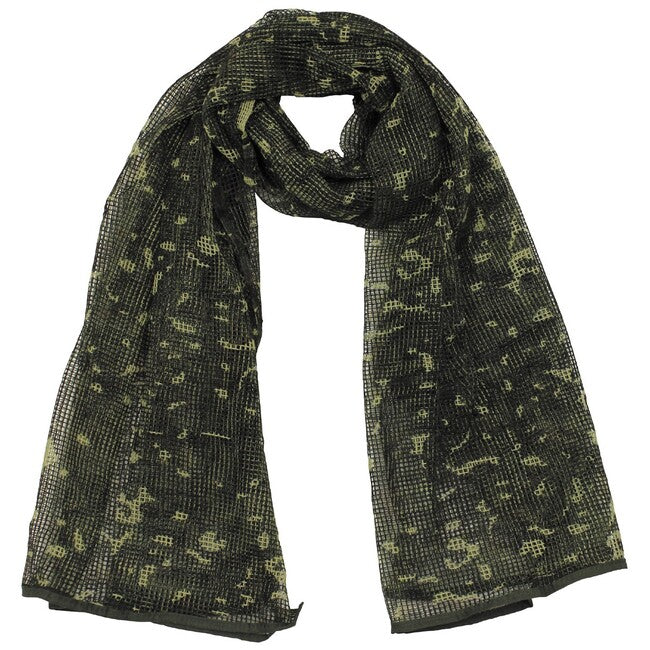MFH Mesh Scarf, BW Camo, approx. 190 x 90 cm