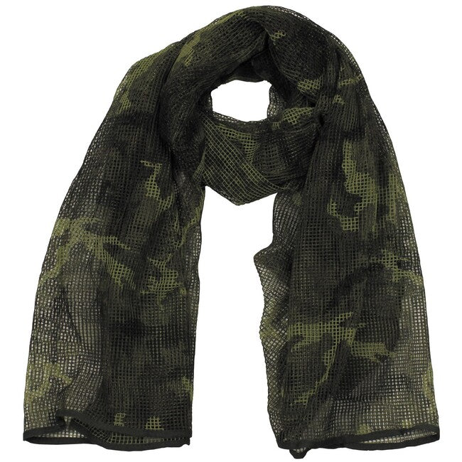 MFH Mesh Scarf, M 95 CZ Camo 190 x 90 cm