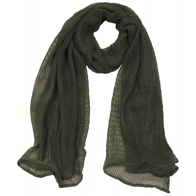 MFH Mesh Scarf, Olive Green, approx. 190 x 90 cm