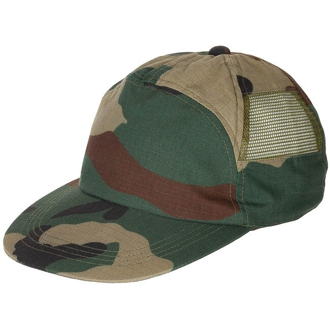 MFH Cap, Adjustable, Mesh Panels, Woodland
