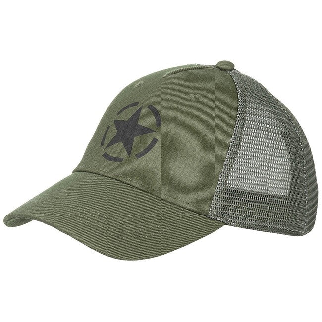 MFH Trucker Cap, Adjustable, OD Green