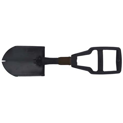 MFH Folding Shovel with Plastic Handle and Pouch 3-Piece