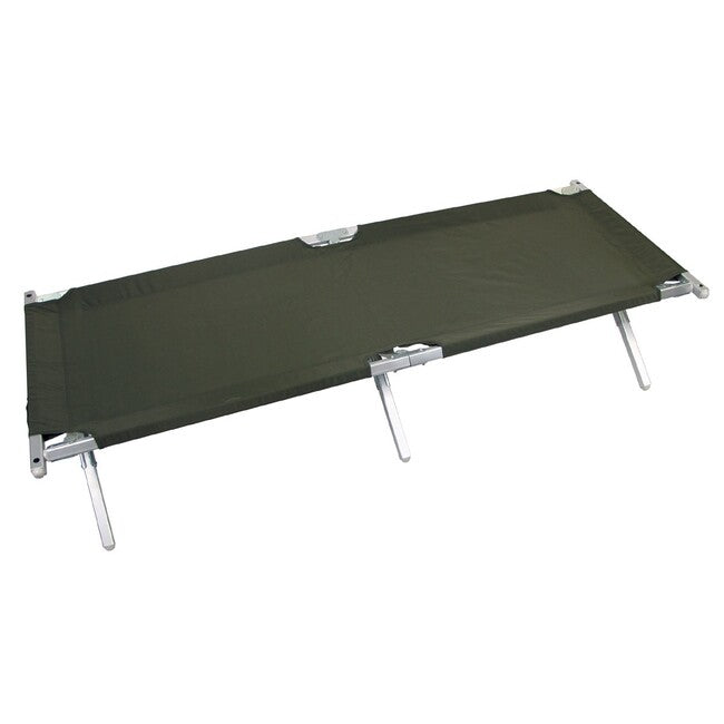 MFH Folding Lounger, Aluminum, OD Green