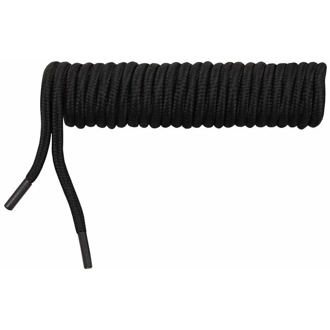 MFH Shoelaces, Black, 190cm