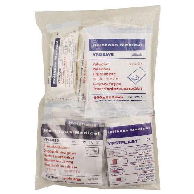 HOLTHAUS First Aid Refill Set, 27 Pieces, DIN 13164
