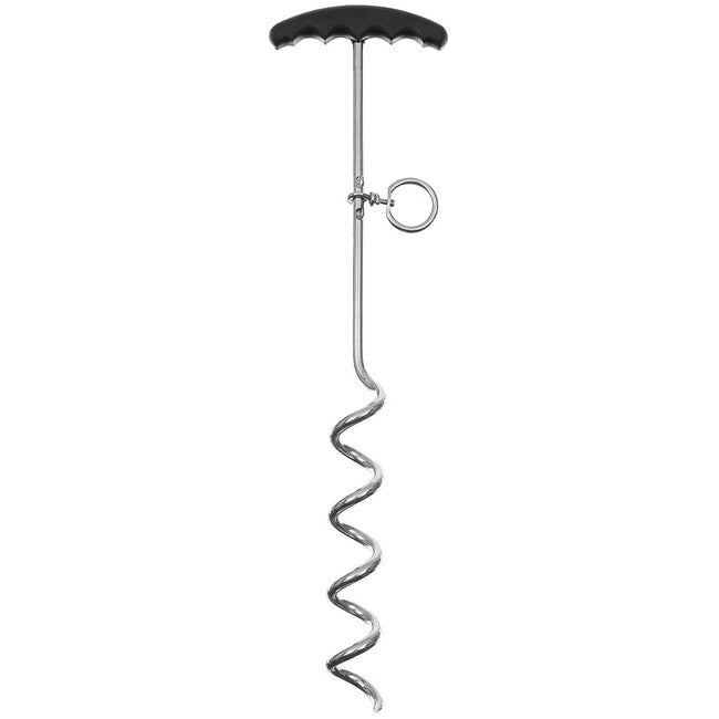 MFH Spiral Tent Peg, Metal, with Plastic Handle, approx. 45 cm