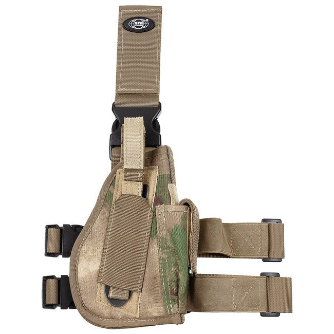MFH Thigh Holster Right-Handed, HDT-camo FG