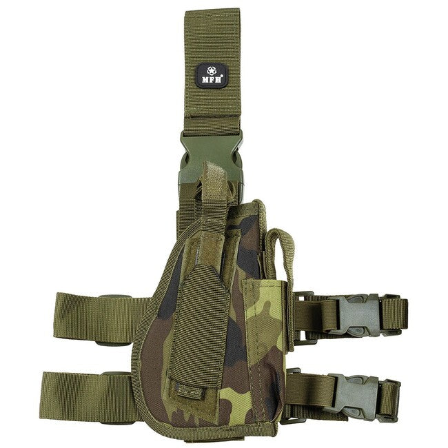 MFH Right-Sided Thigh Holster, M95 CZ Camo