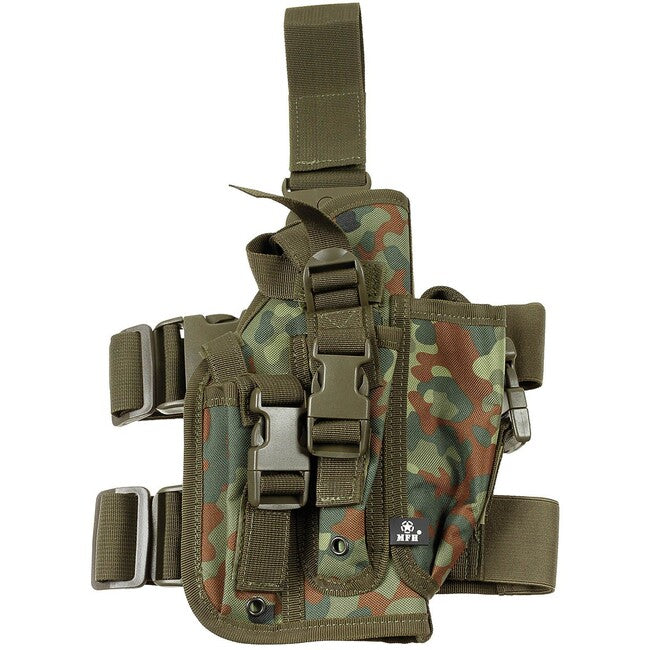 MFH MOLLE Leg Holster Right-Handed, BW Camo