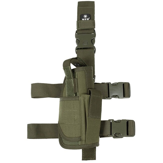 MFH Leg Holster Right-Handed MOLLE, OD Green