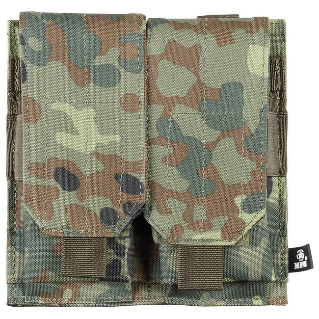 MFH Double Pouch MOLLE, BW Camo