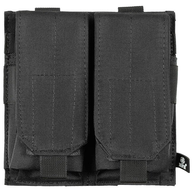 MFH Double MOLLE Pouch, Black