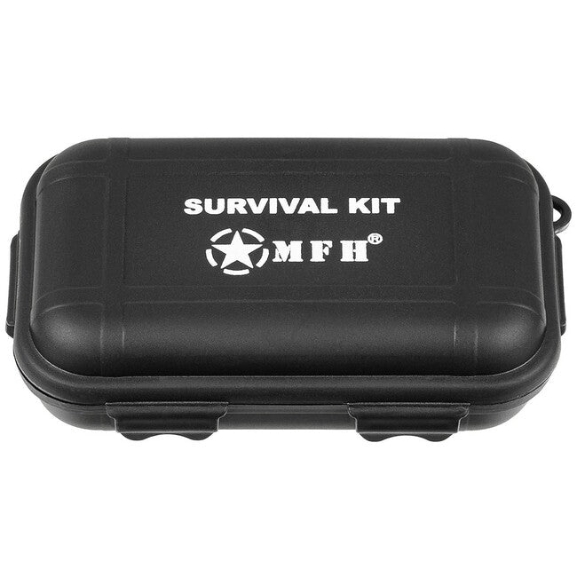 MFH Survival Kit, Small, 22 Pieces, Black