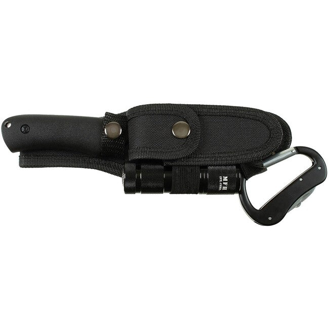 MFH Knife Set with Sheath, Black, Plastic Handle