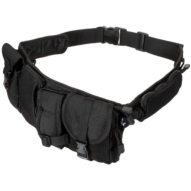 MFH Tactical Belt, 6 Pouches, 5.5 cm, Black