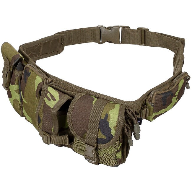 MFH Tactical Belt, 6 Pockets, approx. 5.5 cm, M 95 CZ Camo