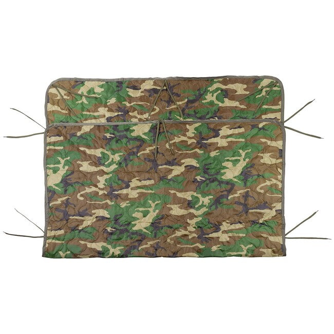 MFH Thermal Liner for Poncho, Woodland, approx. 210 x 150 cm