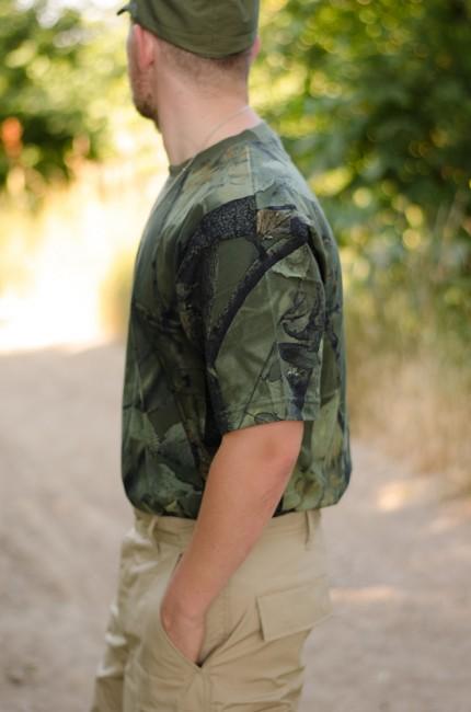 MFH Real Tree Pattern Hunter Green T-Shirt