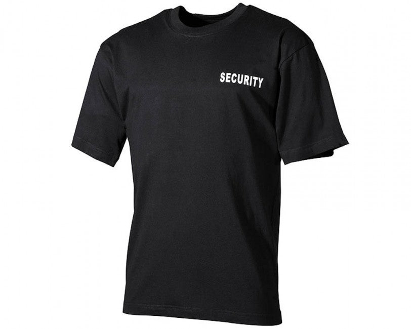 MFH Security T-Shirt 160 g/m², Black