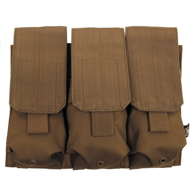 MFH Triple Magazine Pouch, Coyote