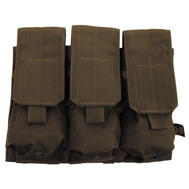 MFH Triple Magazine Pouch, Olive