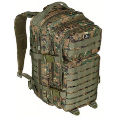 MFH US Assault Backpack, Digital Woodland, 30L
