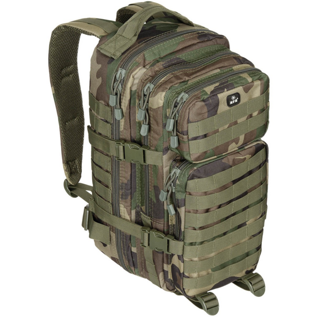 MFH US Assault Backpack Woodland 30L