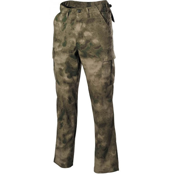 MFH US BDU Men's Pants, HDT-camo FG