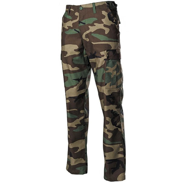 MFH US BDU Men's Trousers, Woodland