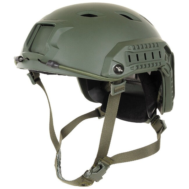 MFH US FAST Paratroopers Helmet, ABS Plastic, Olive Drab