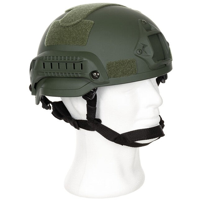 MFH US MICH 2002 Helmet, ABS Plastic, Olive Drab