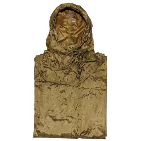 MFH US Rip-Stop Poncho, Coyote 223x144 cm